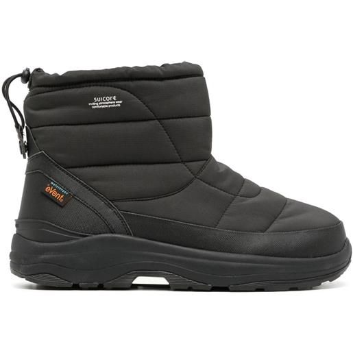 Suicoke stivali da neve imbottiti bower - nero