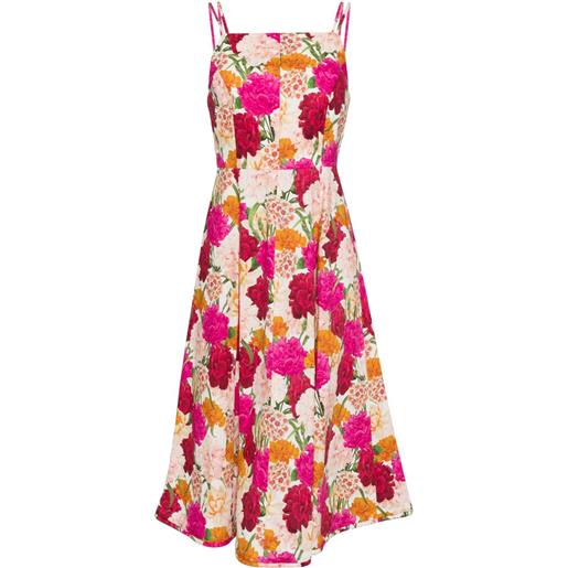 Sachin & Babi abito midi jacinta a fiori - rosso