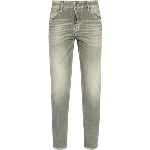 DSQUARED2 jeans con applicazione - grigio
