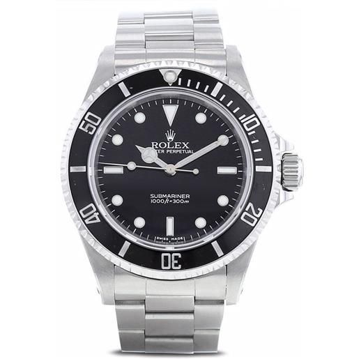 Rolex - orologio submariner 40mm pre-owned 2006 - uomo - acciaio inossidabile/vetro zaffiro - taglia unica - nero