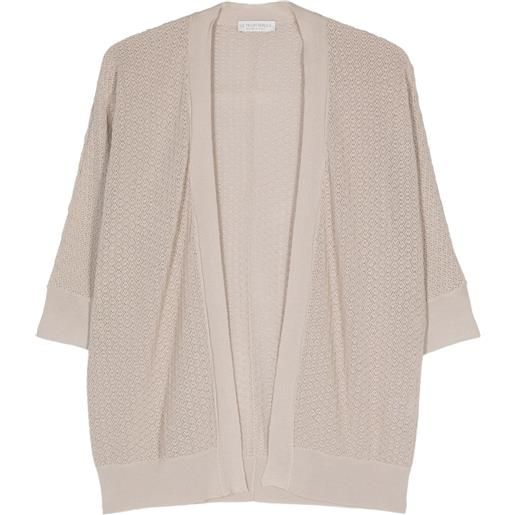 Le Tricot Perugia cardigan tricot - toni neutri