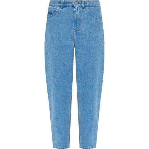 Marni jeans affusolati a vita media - blu