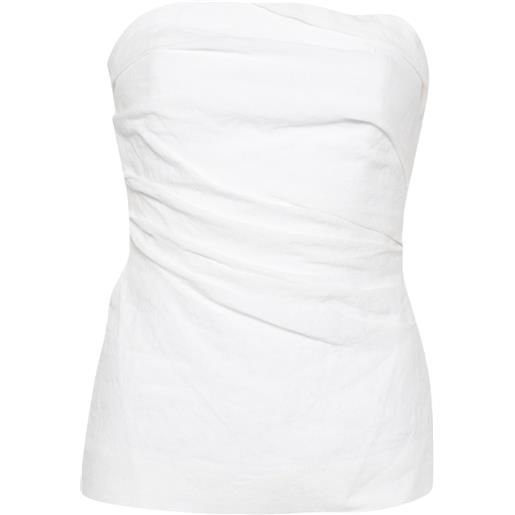 TOVE top a fascia izel - bianco