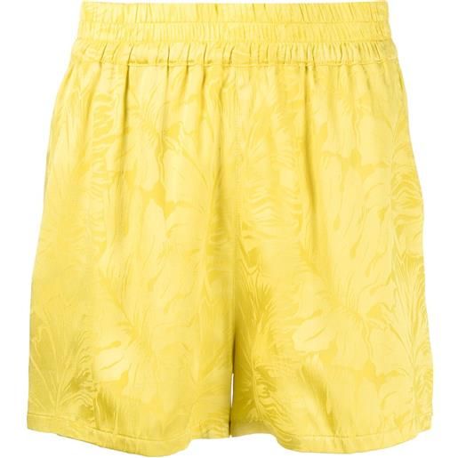 RTA shorts con stampa - giallo