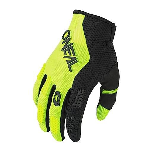 O'NEAL | guanti moto & motocross | mx mtb fr downhill | vestibilità per il massimo comfort, materiale traspirante | guanto element racewear v. 24 | adulto | nero neon | taglia l