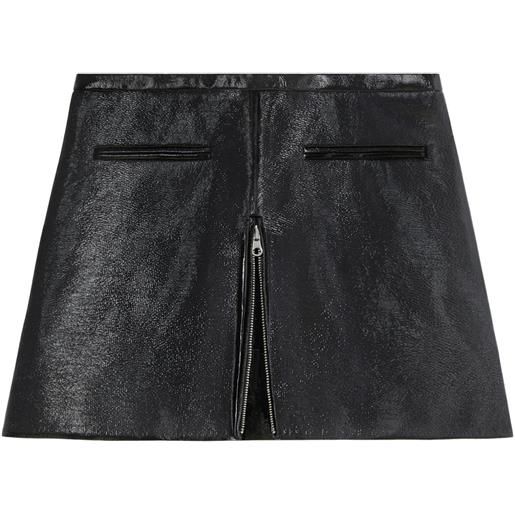 Courrèges minigonna heritage - nero