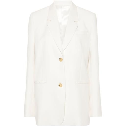 TOTEME blazer monopetto con revers a lancia - toni neutri