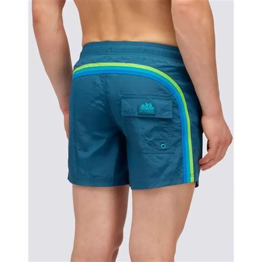 Sundek - costume m504 pantaloncino mare corto vita elas. Crinkled