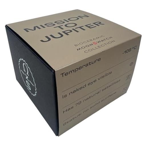 ALE E COMMERCE orologio da polso moonswatch realizzato per omega x swatch mission to jupiter in bioceramica