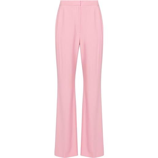 Alexander McQueen pantaloni sartoriali svasati - rosa