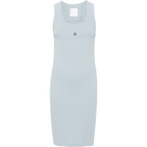 Givenchy abito con placca 4g - blu