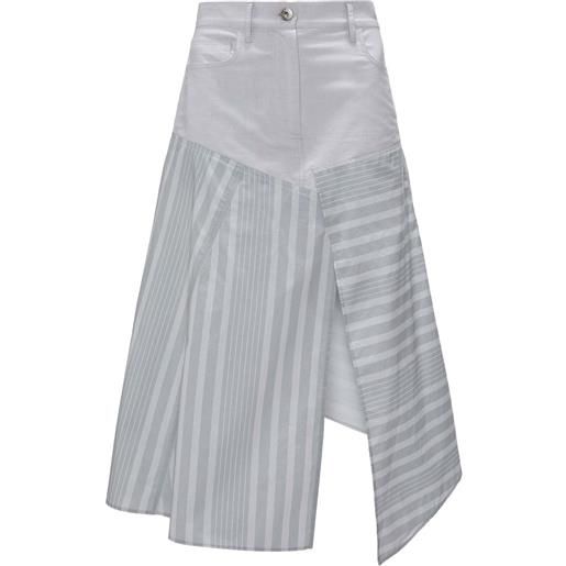 JW Anderson gonna asimmetrica - grigio