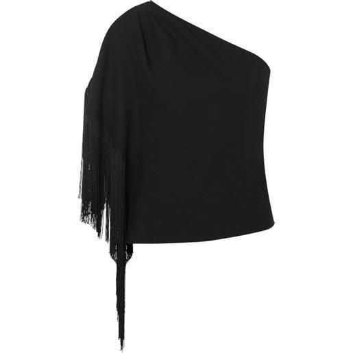 Moschino blusa monospalla - nero