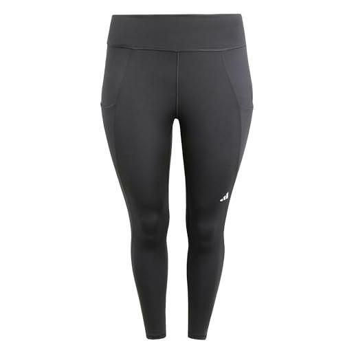 adidas donna own the run 7/8 leggings plus size, black, xl plus
