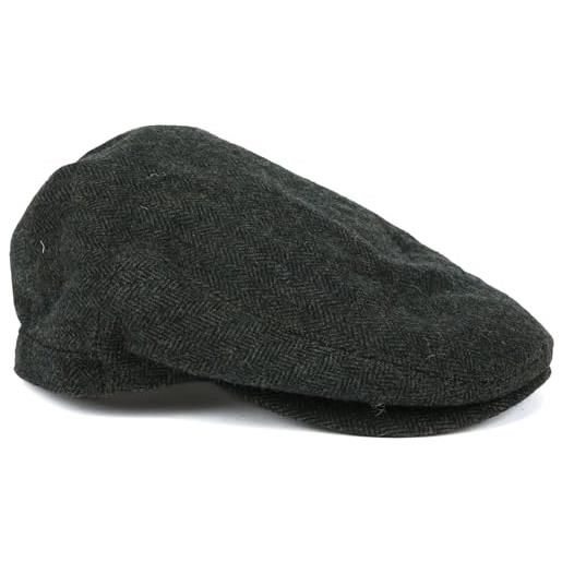 Barbour barlow flat cap olive mha0483