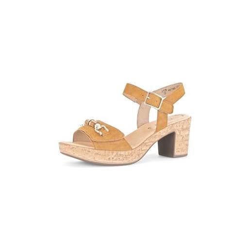 Gabor sandali da donna con cinghia, sandali da donna, cognac 14, 40.5 eu