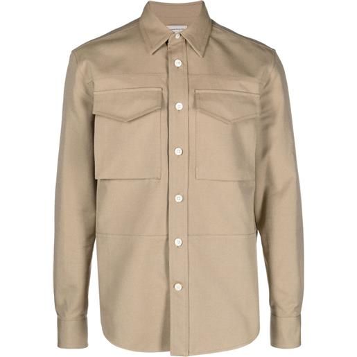 Alexander McQueen camicia con tasche - toni neutri