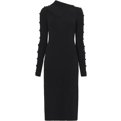 Proenza Schouler abito midi a coste - nero