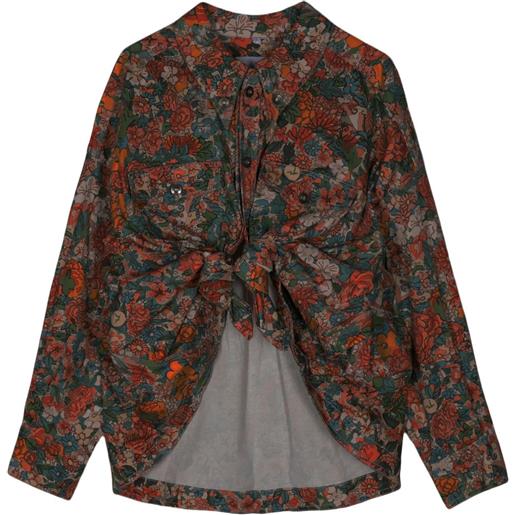ACT Nº1 camicia a fiori - rosso