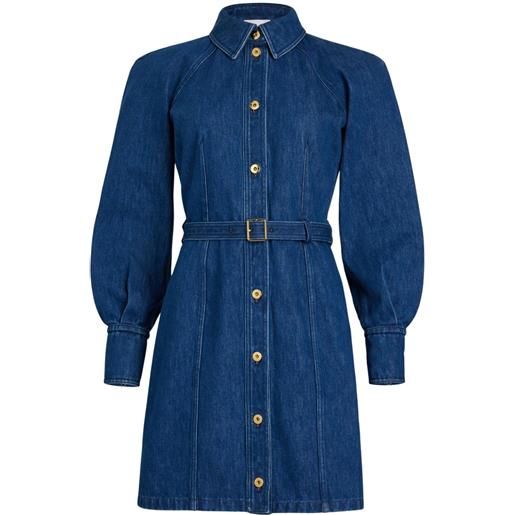 Patou chemisier corto denim - blu