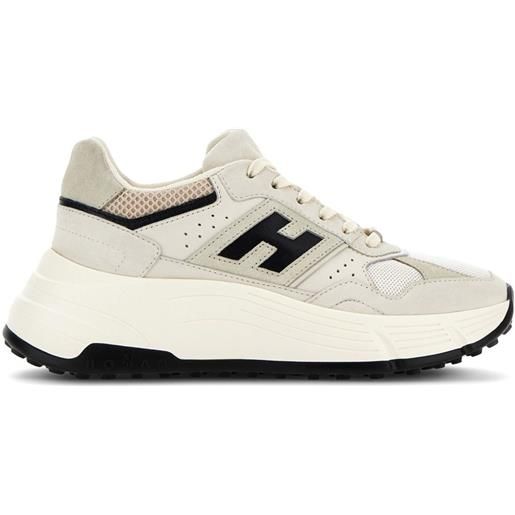 Hogan stringate h669 in pelle - toni neutri