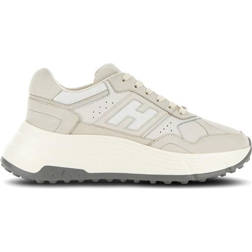 Hogan stringate h669 in pelle - toni neutri