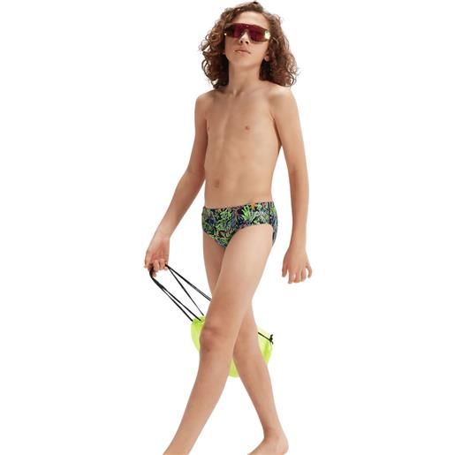 SPEEDO boys 6.5cm allover digital brief costume slip bambino