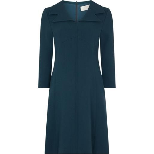 JANE abito corto tia con orlo svasato - blu