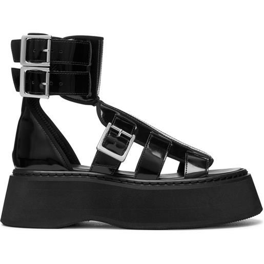 Junya Watanabe sandali in pelle - nero