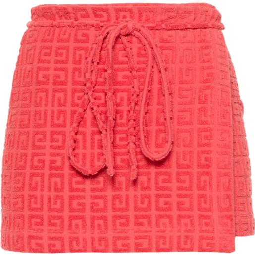 Givenchy gonna a portafoglio con motivo 4g - rosa