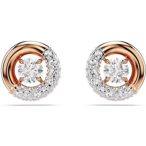 SWAROVSKI orecchini dextera bianco, placcatura oro rosa 5692258