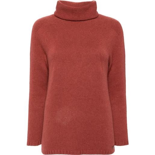 CHANEL Pre-Owned - maglione a collo alto 2000 - donna - cashmere - taglia unica - rosso