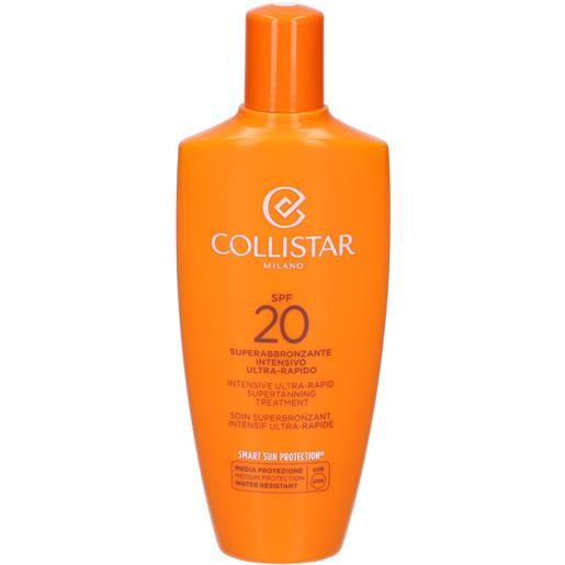 Collistar superabbronzante intensivo ultra rapido spf20 200 ml crema solare