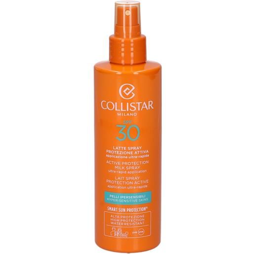 Collistar latte spray protezione attiva pelli ipersensibili spf 30 200 ml crema solare