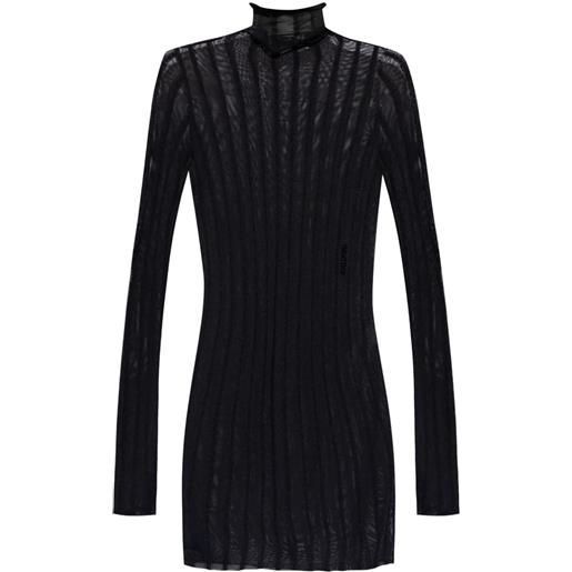 The Attico abito semi trasparente - nero