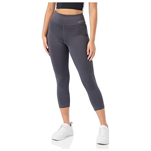Regatta, leggings 3/4 elasticizzati da donna highton pro 3/4, caratterizzato da tessuto extol stretch e tasca nascosta, adatto per cardio fitness, jogging e corsa, 