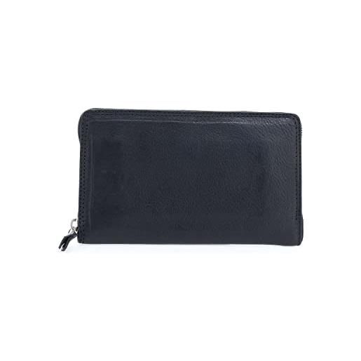 A.S.98 portafoglio in pelle ed nero taglia unica