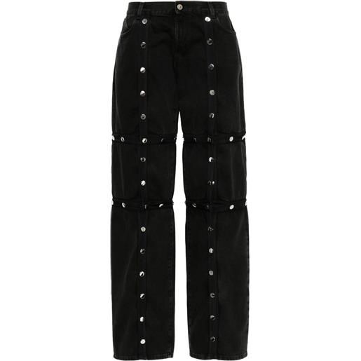 The Attico jeans a vita bassa - nero