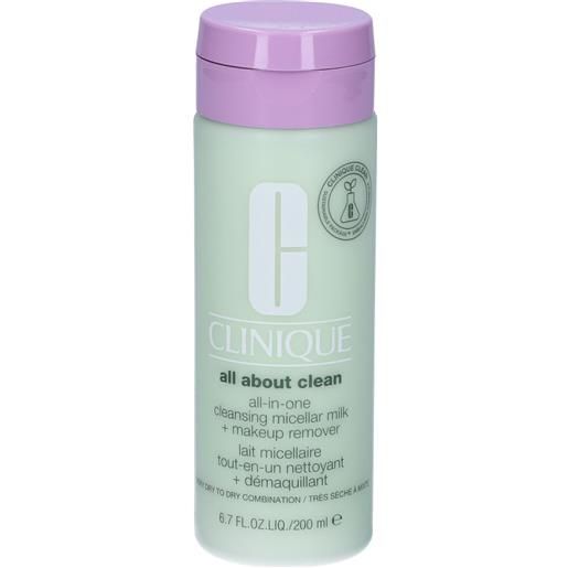 Clinique div. Estee Lauder Srl clinique all-in-one cleansing latte micellare e struccante 200 ml viso