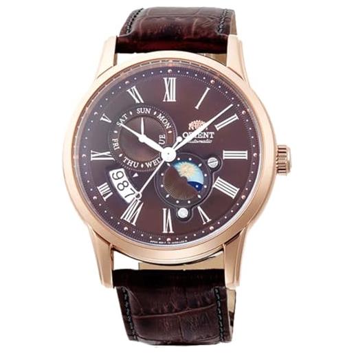 Orologio da uomo Orient Contemporary Sun & Moon quadrante blu automatico RA-AK0308L10B