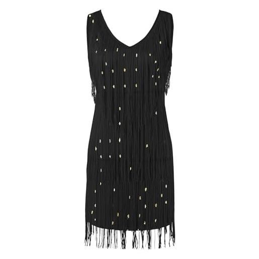 WIndsfinr abiti anni '20 da donna grande gatsby abiti per le donne anni '20 abiti per le donne gatsby anni '20 accessori per le donne ruggenti anni '20 costumi, a1-oro, l