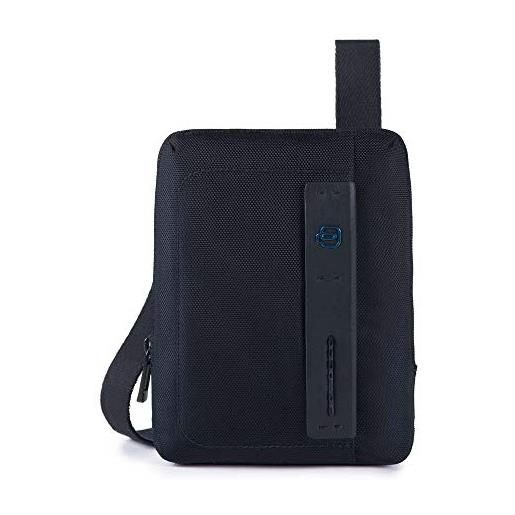 Piquadro p16 borsello porta i. Pad mini in tessuto e pelle ad uno scomparto