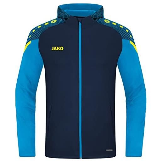 JAKO giacca con cappuccio performance, rosso/nero, l uomo