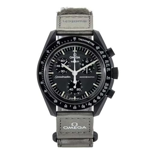 Swatch - orologio bioceramic mission to mercury, unisex, grigio, classico, grigio, classico