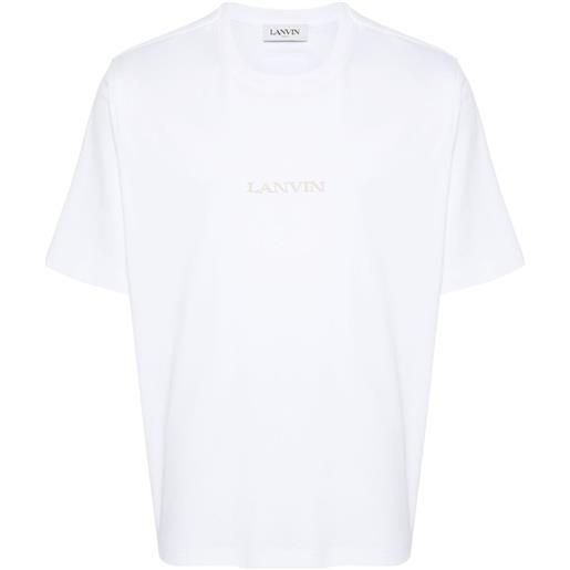 Lanvin t-shirt con ricamo - bianco