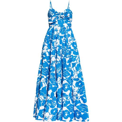 Kate Spade abito midi a fiori - blu