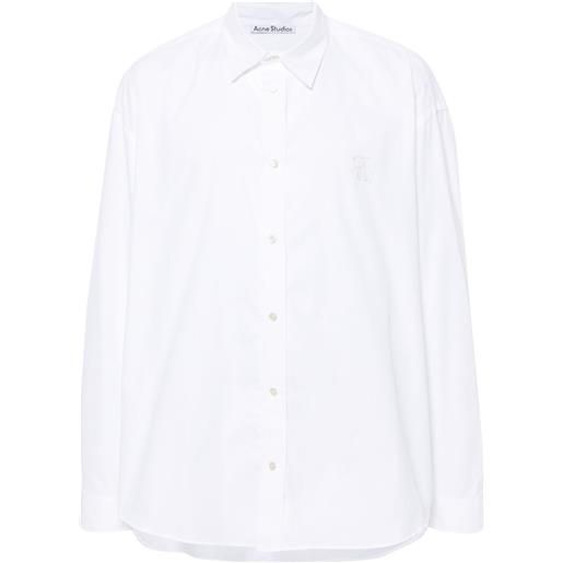 Acne Studios camicia con ricamo - bianco