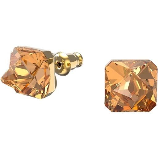 SWAROVSKI orecchini a lobo ortyx giallo