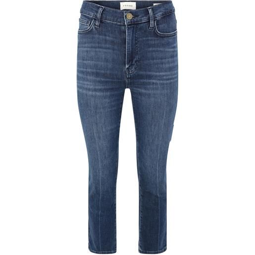 FRAME jeans le super high dritti - blu