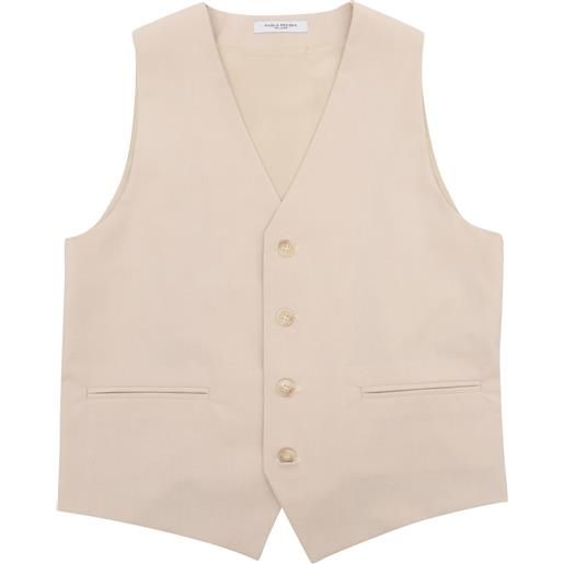 Paolo Pecora gilet beige